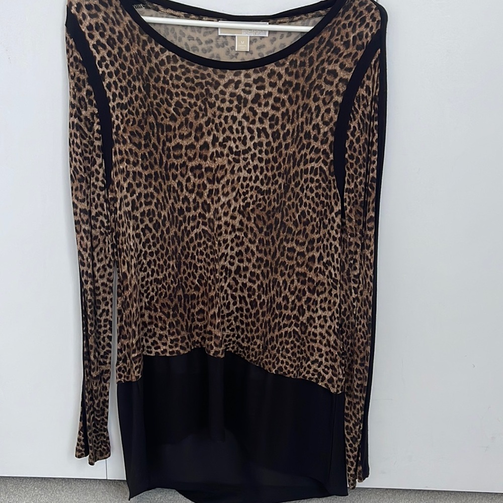 Michael Kors Leopard Top size Medium